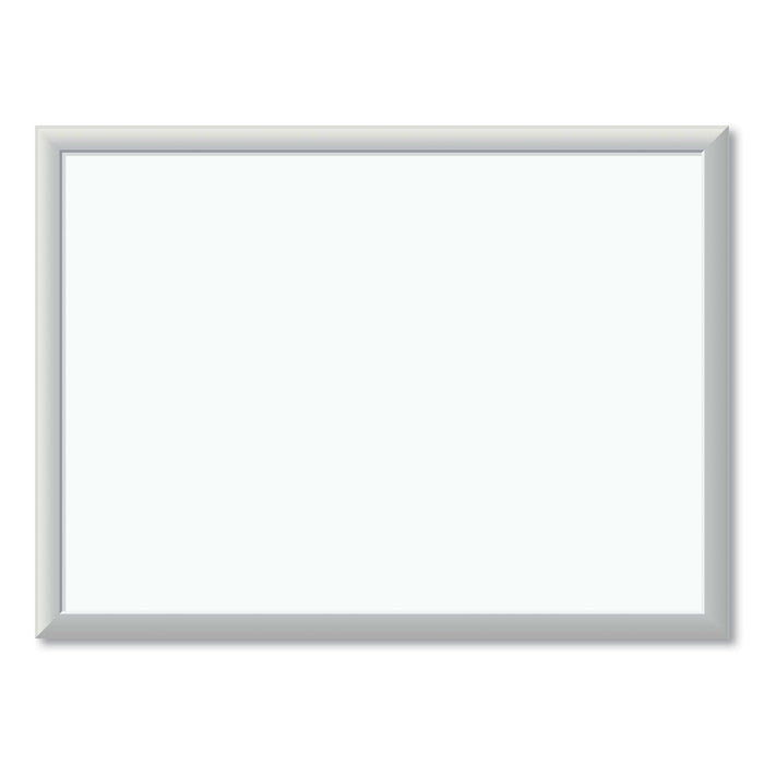 U Brands Melamine Dry Erase Board, 24 x 18, White Surface, Silver Frame