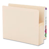 Smead Manila End Tab File Pockets, 3.5" Expansion, Letter Size, Manila, 25/Box