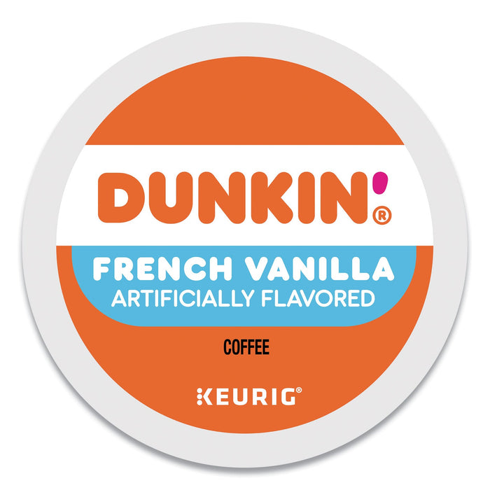 Dunkin Donuts K-Cup Pods, French Vanilla, 22/Box