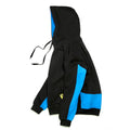 Paneled Pullover Hoodie - Azure / Black by Richmond Hood Company