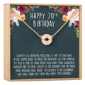 70th Birthday Necklace, Multiple Styles by Dear Ava