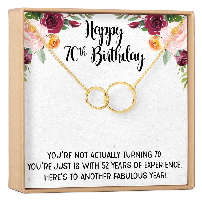 70th Birthday Necklace, Multiple Styles by Dear Ava