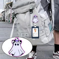 CHAONENG Funny Purple Ghost Nurse Badge Reel Retractable Clip Acrylic ID Holder by Deal US