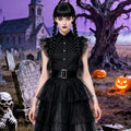 Ccfurwo Braided Black Wig Gothic Costume Women Cute Soft Black CC050BK by Deal US