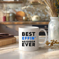 Panvola Best Effin' Neighbor Coffee Mug 11oz White Ceramic Funny by Deal US