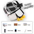 SPOENGRU PU Leather Pickleball Paddle Bag Small Black Fashion Tote by Deal US