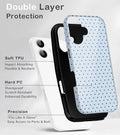 iPhone 16 Case - Cute Retro Dot Design for Women