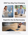 Anker Power Bank (10K, Fusion, Built-In Cable) by Anker