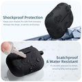Adorve AirPods Pro 2 Silicone Case Flower Engraved Black Front LED Visible by Deal US