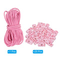PATIKIL 10 Yard Elastic Bungee Cord & Cord Lock, Pink, 25 Pack by Deal US