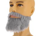 Lusofie Grey Fake Beard Elastic Realistic Costume Facial Hair for Role Play by Deal US