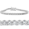 7.10 Ct Round HUGE Natural Diamond Tennis Bracelet 14K White Gold