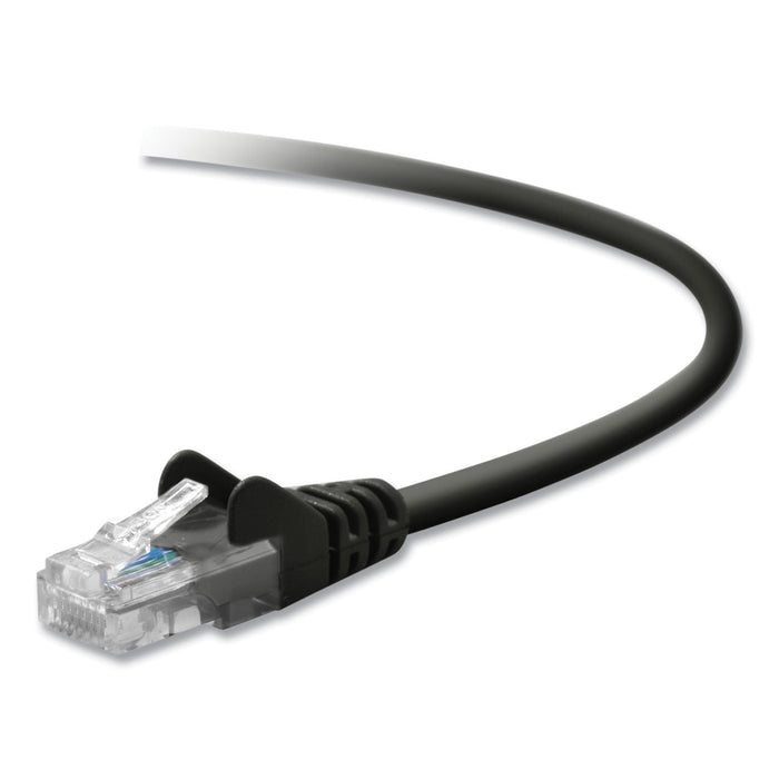 Belkin CAT5e Snagless Patch Cable, 10 ft, Black