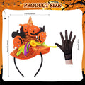 HyperFun Halloween Witch Hat Headband Orange Cartoon Womens Accessory by Deal US