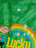 Lucky Charms Tie Dye T-Shirt - Kelly Green Tie Dye by Tee Luv