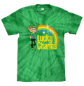 Lucky Charms Tie Dye T-Shirt - Kelly Green Tie Dye by Tee Luv