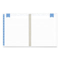 Blue Sky Day Designer Tile Weekly/Monthly Planner, Tile Artwork, 11 x 8.5, Blue/White Cover, 12-Month (Jan to Dec): 2023