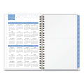 Blue Sky Day Designer Tile Weekly/Monthly Planner, Tile Artwork, 8 x 5, Blue/White Cover, 12-Month (Jan to Dec): 2023