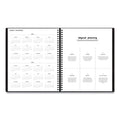 Blue Sky Aligned Monthly Planner with Built-In Pocket Page, 11 x 9, Black Cover, 12-Month (Jan to Dec): 2023