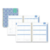 Blue Sky Day Designer Tile Weekly/Monthly Planner, Tile Artwork, 11 x 8.5, Blue/White Cover, 12-Month (Jan to Dec): 2023
