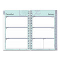 Blue Sky Rue Du Flore Weekly/Monthly Planner, Rue Du Flore Artwork, 8 x 5, Jade/Lavender Cover, 12-Month (Jan to Dec): 2023