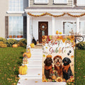 MEHOFOND Fall Happy Thanksgiving Garden Flag Double Sided 12x18in by Deal US