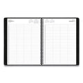 Blue Sky Aligned Daily Four-Person Appointment Planner, 11 x 8, Black Cover, 12-Month (Jan to Dec): 2023