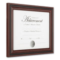 DAX Desk/Wall Photo Frame, Plastic, 8.5 x 11, Rosewood/Black