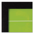 DAX Black Solid Wood Poster Frames with Plastic Window, Wide Profile, 18 x 24