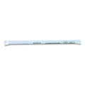 World Centric Sustainable Kraft Paper Straws, Wrapped, 8", Natural, 6,000/Carton