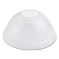 World Centric PLA Clear Cold Cup Lids, Dome Lid, Fits 9 oz to 24 oz Cups, 1,000/Carton
