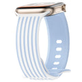 Striped Band Compatible with Apple Watch Bands for Women 40mm 42mm 41mm