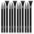 Prasacco 12 Pcs Plastic Scraper Tool Multi-Purpose Pen-Shaped Black by Deal US