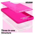 Samsung Galaxy A37 5G Case Silicone, Thin Slim Grip Soft Rubber Gel Protective P
