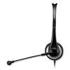 Adesso Xtream P2 USB Wired Multimedia Headset with Microphone, Binaural Over the Head, Black