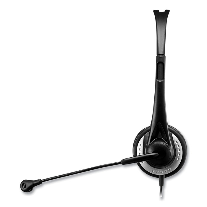 Adesso Xtream P2 USB Wired Multimedia Headset with Microphone, Binaural Over the Head, Black