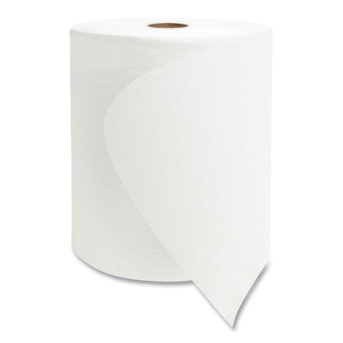 Morcon Tissue Valay Universal TAD Roll Towels, 1-Ply, 8" x 600 ft, White, 6 Rolls/Carton