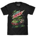 Mountain Dew Racecar T-Shirt - Black by Tee Luv