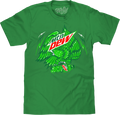 Mountain Dew Eagle T-Shirt - Green by Tee Luv
