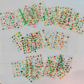 Namrec Christmas Nail Stickers 5D Embossed Santa Snowflake Colorful 2 Sheets by Deal US