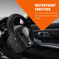 Ziciner Steering Wheel Cover Soft Leather Durable Universal 14.5-15in Gray by Deal US