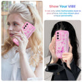 Wave Butterfly Case for Samsung Galaxy A16 4G/5G Case, Pretty Bling Star Butterf