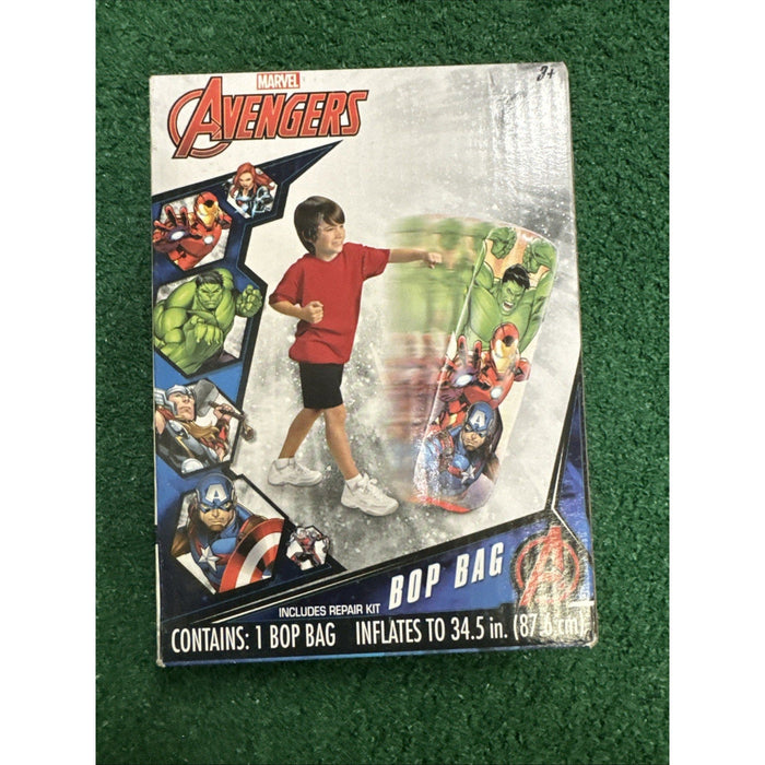 Marvel Avengers 34.5" Inflatable Bop Bag – Hulk, Iron Man, Captain America by Price Is Right Miami