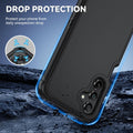 Shockproof Case for Samsung Galaxy A16 5G with Screen Protector Black by Merch Section