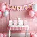 BOXOB Pink Bow Gift Bags 12pcs 8.27x6.3x3.15in Pink White Party Favor by Deal US