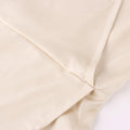 AliChan Womens Satin Wrap Dress V Neck Flared Sleeve Tie Waist Beige Size L by Deal US