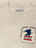 USPS United States Postal Service Mail Eagle T-Shirt - Cream by Tee Luv