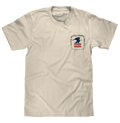 USPS United States Postal Service Mail Eagle T-Shirt - Cream by Tee Luv