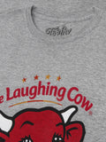 The Laughing Cow Cheese Logo T-Shirt - Athletic Gray Heather by Tee Luv