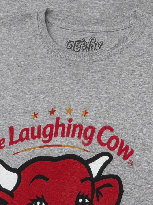 The Laughing Cow Cheese Logo T-Shirt - Athletic Gray Heather by Tee Luv